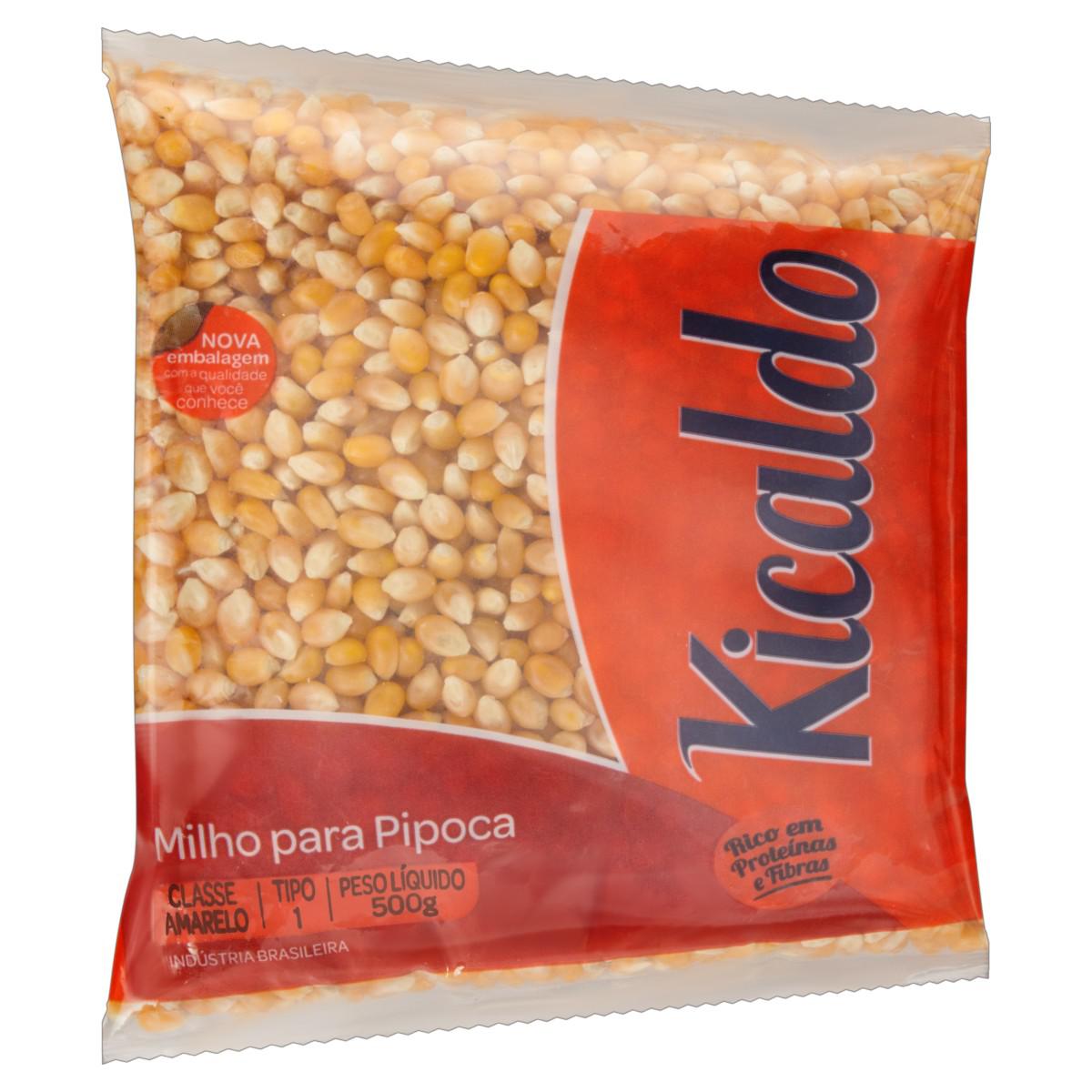 Milho Pipoca Kicaldo 500G Karla Mercado