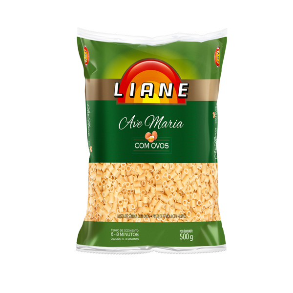 Macarrão LIANE Com Ovos Ave Maria 500g