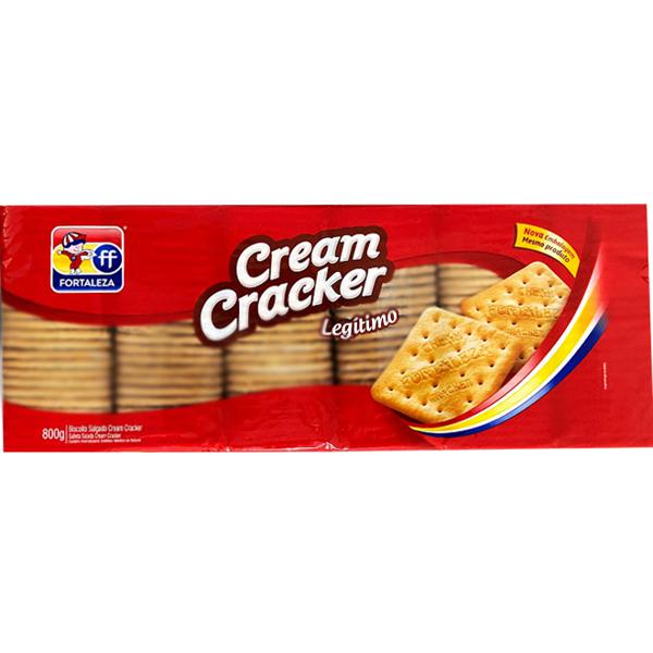 Biscoito FORTALEZA Cream Cracker Tradicional 800g