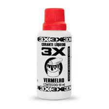 Corante 3X Vermelho 50ml