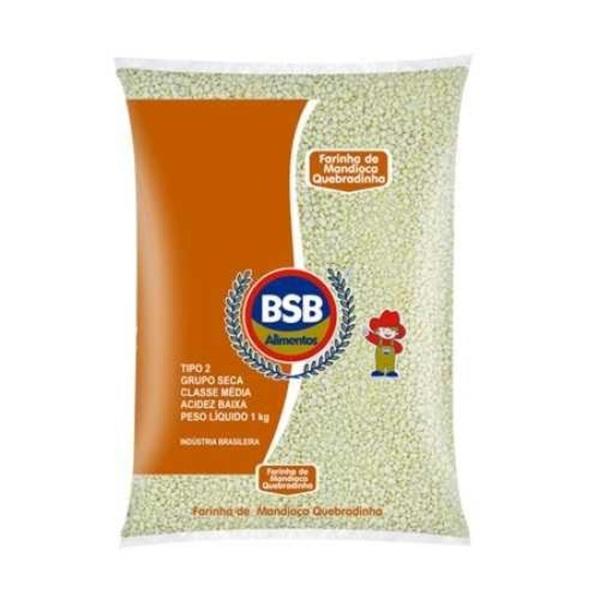 Farinha de Mandioca BSB Quebradinha 1Kg