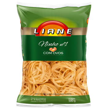 Macarrão LIANE 500G Ovos Ninho Nº1