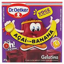 Gelatina Po Oetker 20G Acai C/ Banana