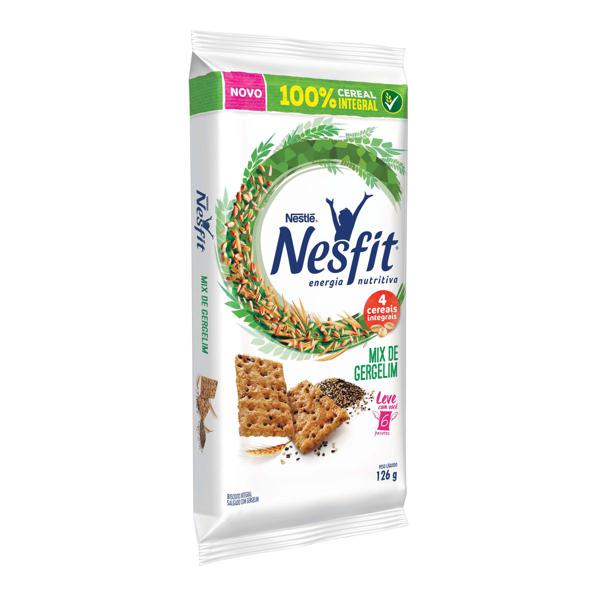 Biscoito Salgado Nesfit 126G Mix de Gergelim
