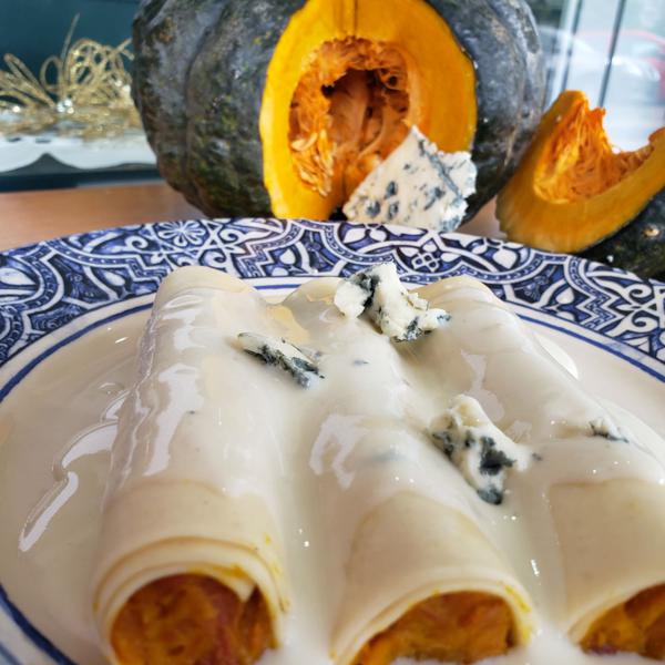 Canelone de Abóbora com Carne Seca 900g