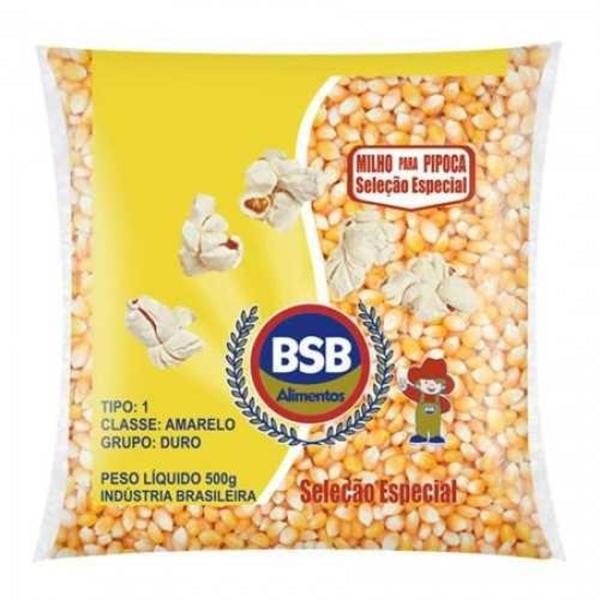 Milho de Pipoca BSB ALIMENTOS 500g
