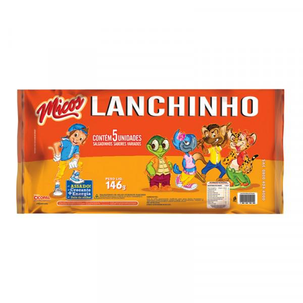 Salgadinho Micos Lanchinho Kids Com 5 Unidades