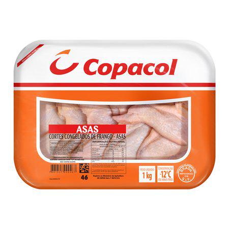Asa de Frango COPACOL Congelada Bandeja 1Kg