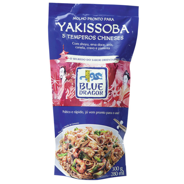 Molho Yakissoba BLUE DRAGON 5 Temperos 300g