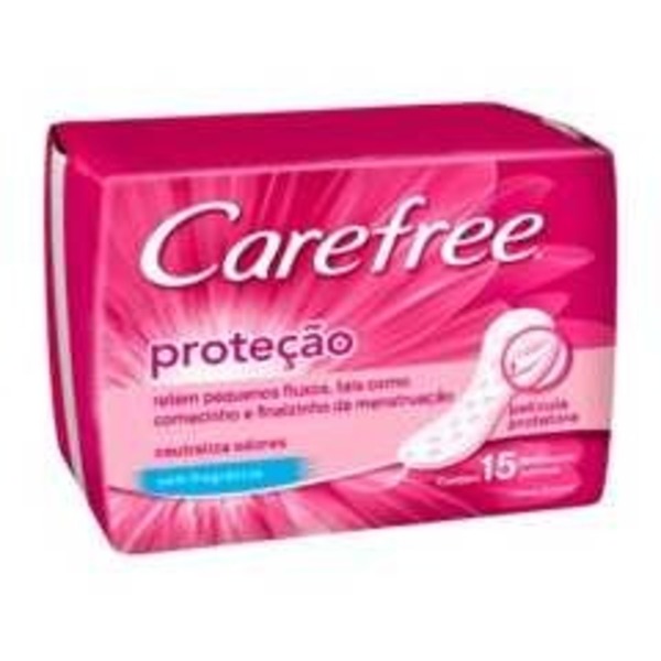 Absorvente CAREFREE Protect com 15 Unidades