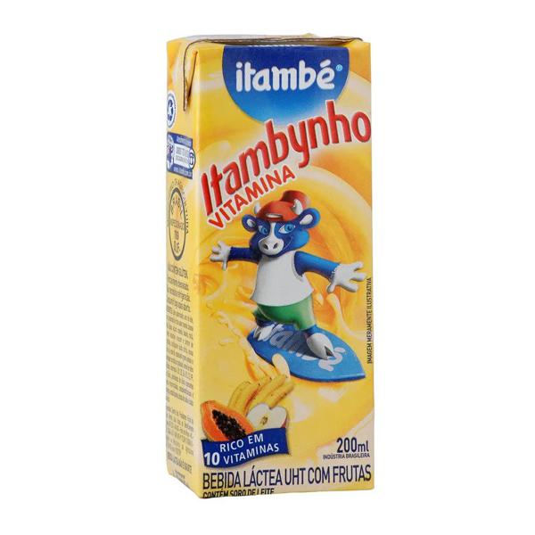 Bebida Láctea ITAMBYNHO Frutas Vitamina 200ml