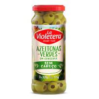 Azeitonas Verdes LA VIOLETERA sem Caroço 175g