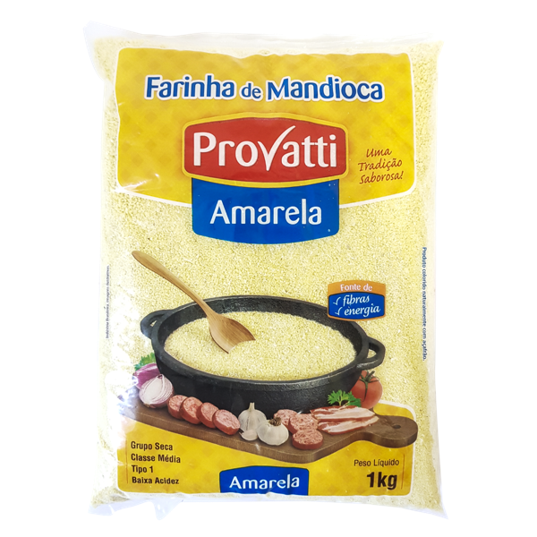 Farinha de Mandioca PROVATTI Amarela 1Kg