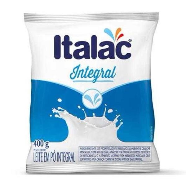 Leite em Po ITALAC Integral Pacote 400g
