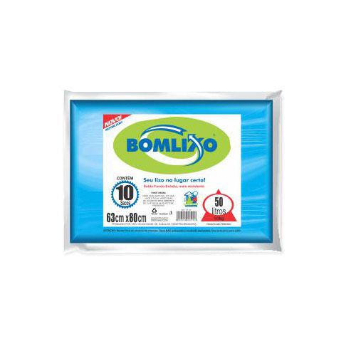 Sacos para Lixo BOMLIXO Azul 50L