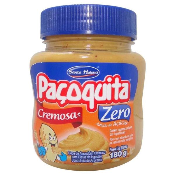 Paçoquita Cremosa Santa Helena Zero 180g