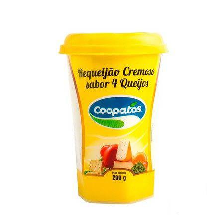 Requeijão Cremoso COOPATOS 4 Queijos 200g