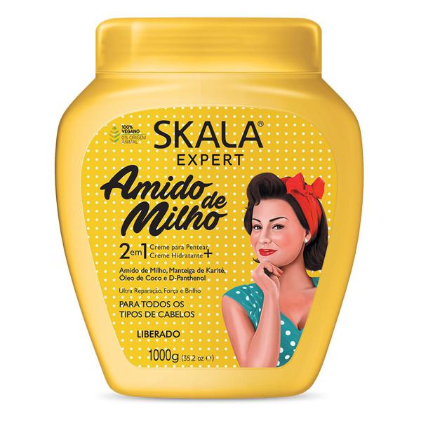Creme de Tratamento 2 em 1 SKALA Expert Amido de Milho 1Kg