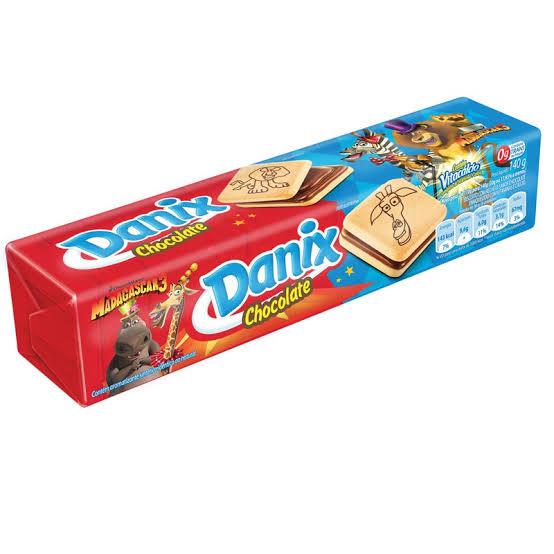 Biscoito Recheado Danix 130g Chocolate