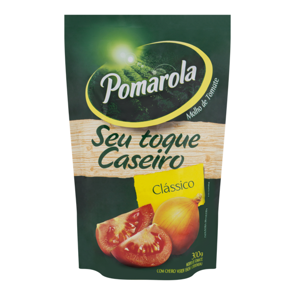 Molho de Tomate Caseiro Clássico POMAROLA Sachê 300g