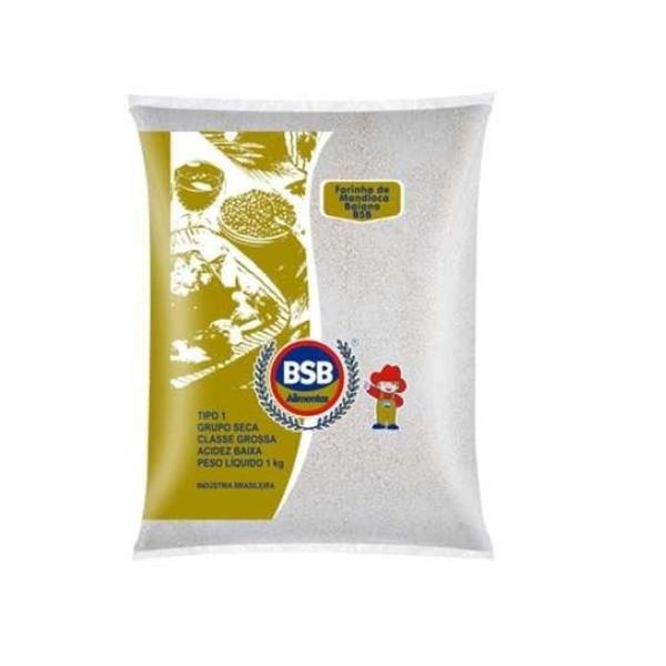 Farinha de Mandioca BSB ALIMENTOS Baiana 1Kg