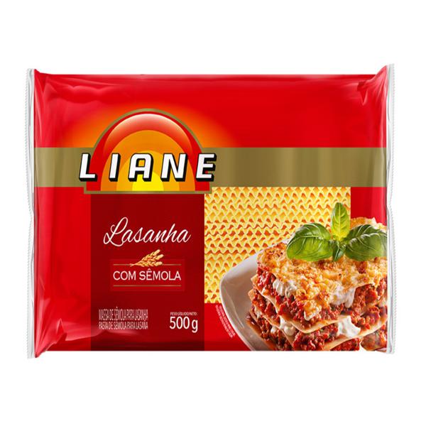 Massa para Lasanha LIANE Sêmola 500g