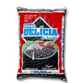 Feijão Preto Delícia Pacote 1kg