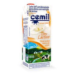 Leite Uht Integral Zero Lactose Cemil 1LT