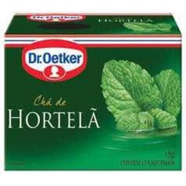 Cha Oetker 10 Saches Hortela