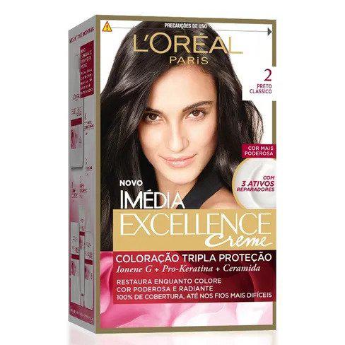 Tintura Cabelo L'ORÉAL PARIS Imédia Preto 2