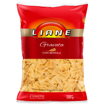 Macarrão LIANE 500g Sêmola Gravata