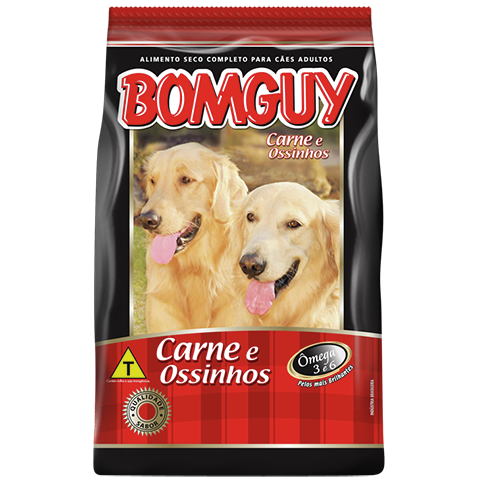 Ração BOMGUY Carne e Ossinhos 4kg