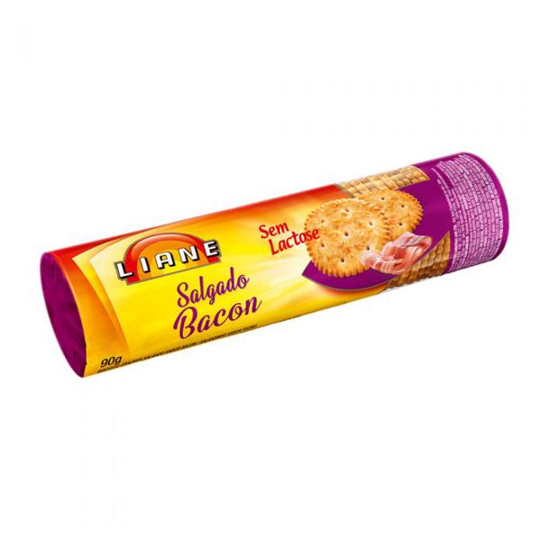 Biscoito Salgado Liane 90G S/ Lactose Bacon