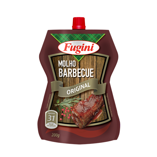 Molho Fugini 180G Barbecue Sachet C/Bico