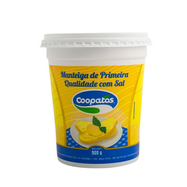 Manteiga COOPATOS Com Sal 500g