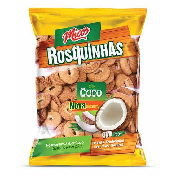 Rosquinha de coco MICOS 800 g