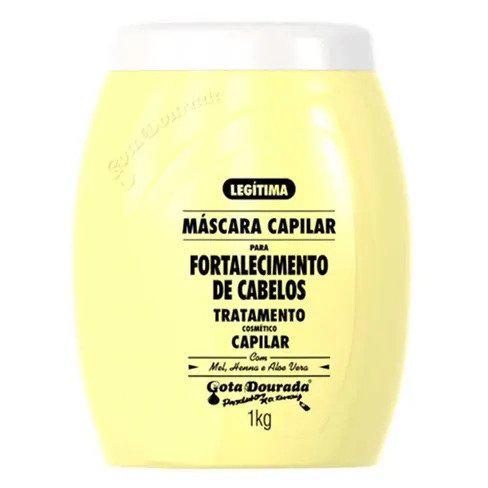 Mascara Capilar GOTA DOURADA Fortalecim 1Kg
