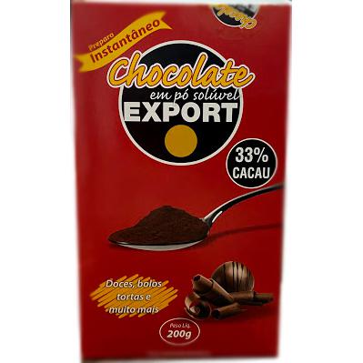 Chocolate em Pó Export 200G 33% Cacau