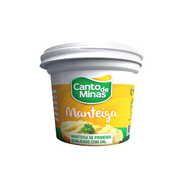 Manteiga Leite Canto De Minas C/Sal 500g