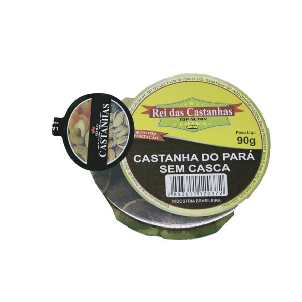 Castanha do Pará Sem Casca REI DAS CASTANHAS 90G.