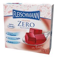 Gelatina Po Fleischmann 12G Zero Cereja