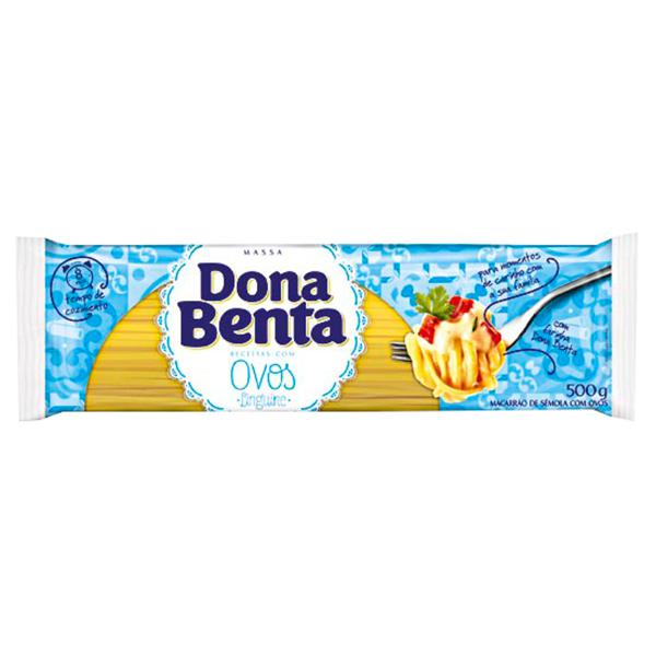 Macarrão com Ovos Linguine DONA BENTA Pacote 500g