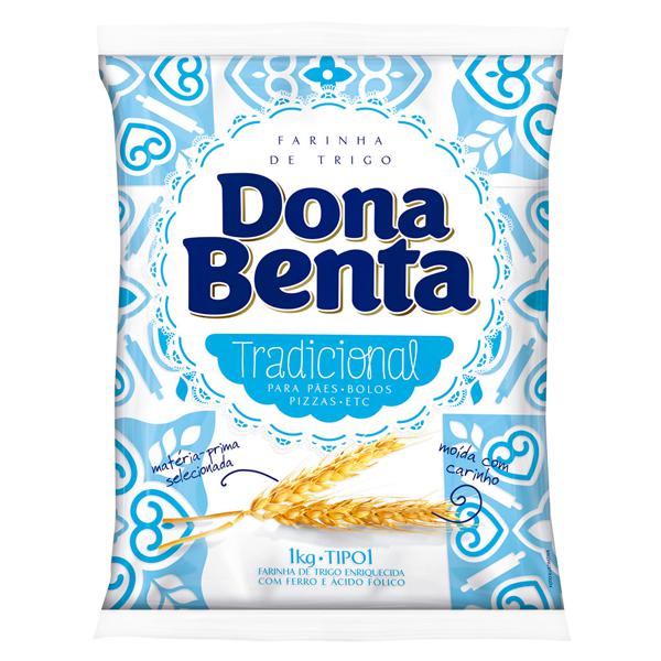 Farinha de Trigo Dona Benta Plastica 1Kg