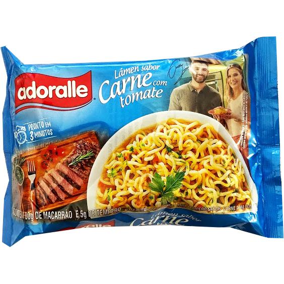 Macarrão Instantâneo ADORALLE Carne com Tomate 85g