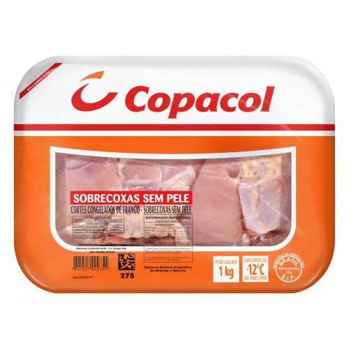 Sobrecoxa COPACOL Congelada Bandeja 1Kg