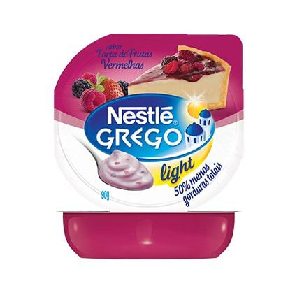 Iogurte Grego NESTLE Light Torta de Frutas Vermelhas 90g