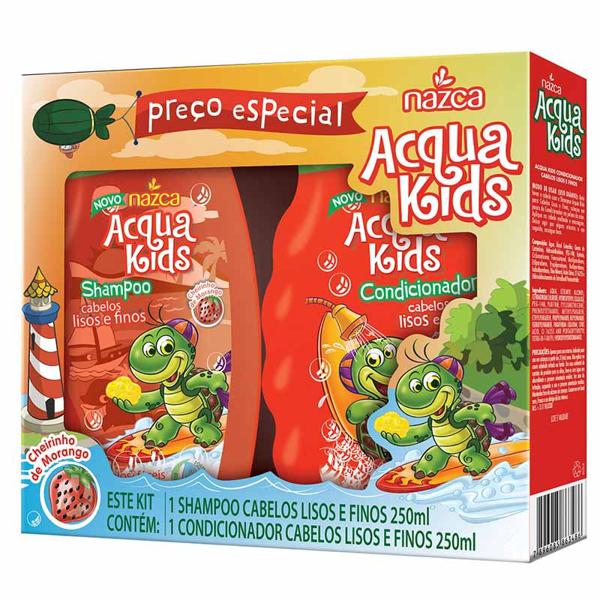 Shampoo + Condicionador ACQUA KIDS Morango 250ml