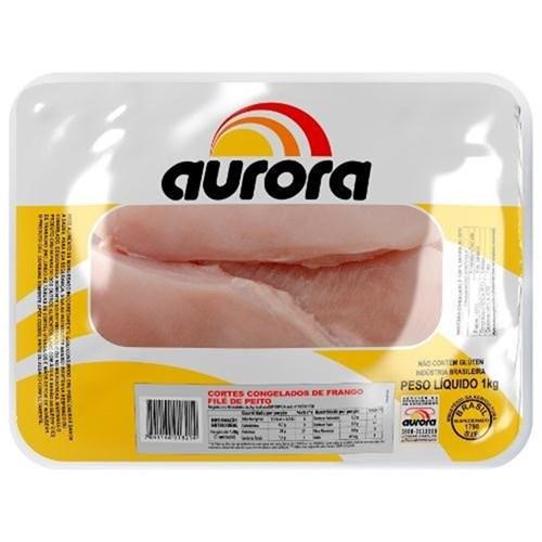 Filé de Peito de Frango AURORA Bandeja 1Kg