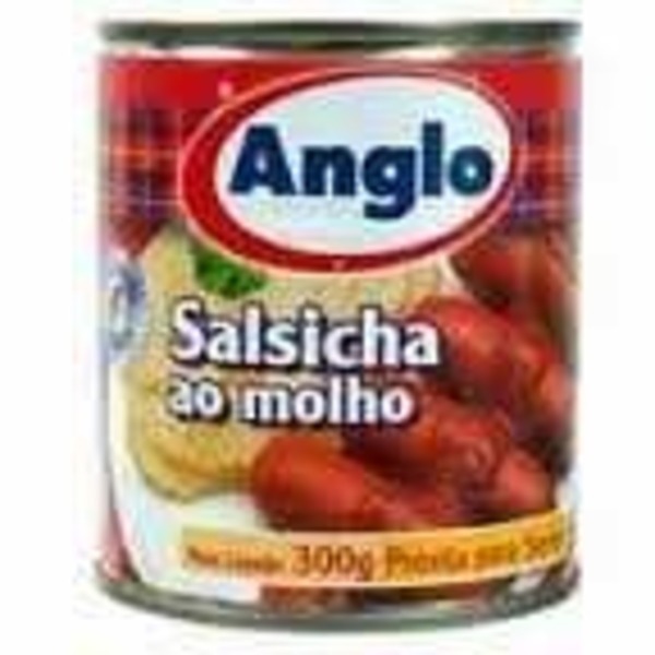 Salsicha Conserva Anglo 300g Molho