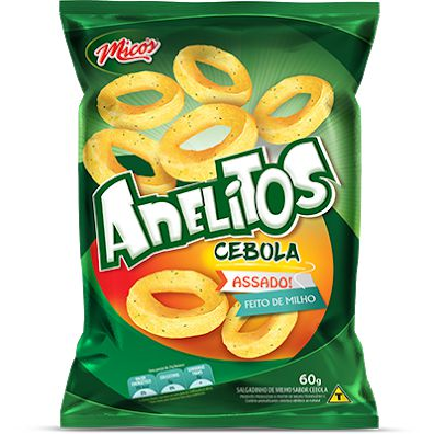 Salgadinho de Milho Anelitos Cebola 41g